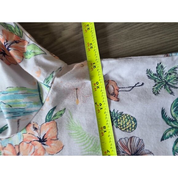 Talbots Petite XLP Tropical Print 3/4 Sleeve Tee - Picture 6 of 6